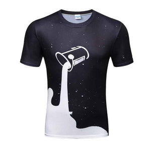 Galaxy Space 3D Printed T-Shirt