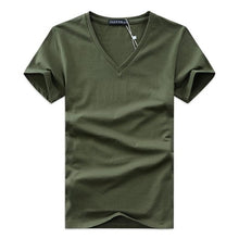 Load image into Gallery viewer, V neck Green T-Shirt