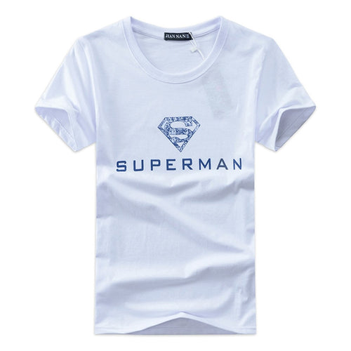 White Superman T-Shirt