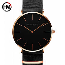 Load image into Gallery viewer, Black Nylon Wristwatches