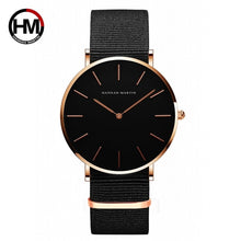 Load image into Gallery viewer, Black Nylon Wristwatches