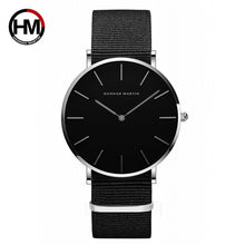 Load image into Gallery viewer, Black Nylon Wristwatches