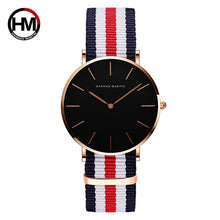 Load image into Gallery viewer, Black Nylon Wristwatches