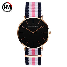 Load image into Gallery viewer, Black Nylon Wristwatches