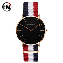 Load image into Gallery viewer, Black Nylon Wristwatches