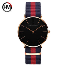 Load image into Gallery viewer, Black Nylon Wristwatches
