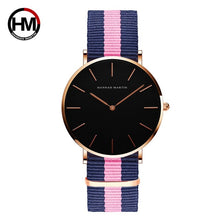 Load image into Gallery viewer, Black Nylon Wristwatches