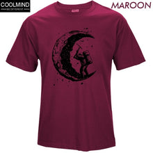 Load image into Gallery viewer, Cotton Digging The Moon Print T-shirt