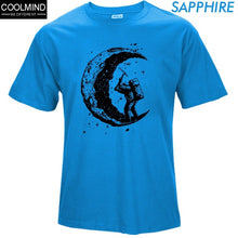 Load image into Gallery viewer, Cotton Digging The Moon Print T-shirt