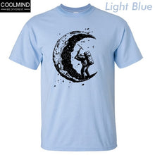 Load image into Gallery viewer, Cotton Digging The Moon Print T-shirt