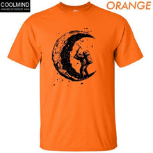 Load image into Gallery viewer, Cotton Digging The Moon Print T-shirt