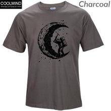 Load image into Gallery viewer, Cotton Digging The Moon Print T-shirt