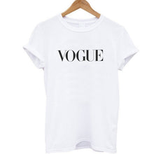 Load image into Gallery viewer, Cotton Vogue Letter Printed T-Shirt