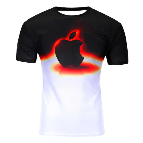 3D Apple Printed T-Shirt