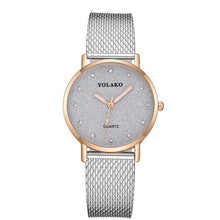 Load image into Gallery viewer, Stainless Steel Black Wristwatch
