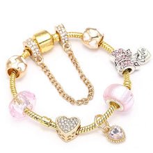 Load image into Gallery viewer, Silver plated Heart Bracelet