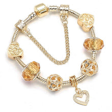 Load image into Gallery viewer, Silver plated Heart Bracelet