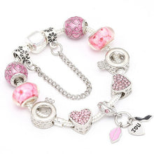 Load image into Gallery viewer, Silver plated Heart Bracelet