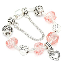 Load image into Gallery viewer, Silver plated Heart Bracelet