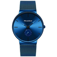 Load image into Gallery viewer, Slim Mesh Black Wristwatch