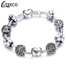 Load image into Gallery viewer, Silver Plated Hollow Bracelet