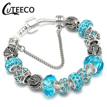 Load image into Gallery viewer, Silver Plated Hollow Bracelet