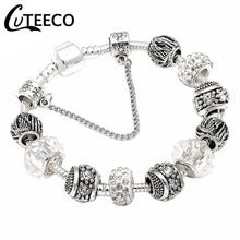Load image into Gallery viewer, Silver Plated Hollow Bracelet