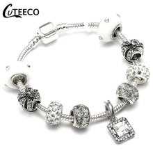 Load image into Gallery viewer, Silver Plated Hollow Bracelet
