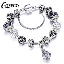Load image into Gallery viewer, Silver Plated Hollow Bracelet