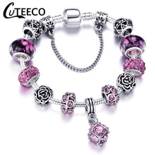 Load image into Gallery viewer, Silver Plated Hollow Bracelet
