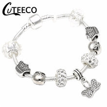 Load image into Gallery viewer, Silver Plated Hollow Bracelet
