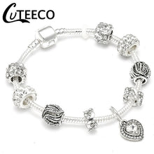 Load image into Gallery viewer, Silver Plated Hollow Bracelet