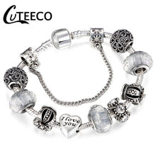 Load image into Gallery viewer, Silver Plated Hollow Bracelet