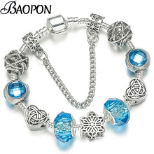 Load image into Gallery viewer, Silver Plated Crystal Bracelet