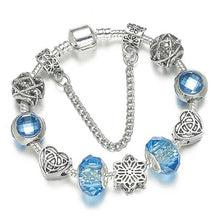 Load image into Gallery viewer, Silver Plated Crystal Bracelet