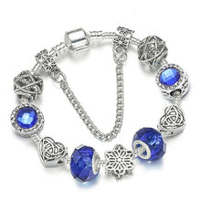 Load image into Gallery viewer, Silver Plated Crystal Bracelet