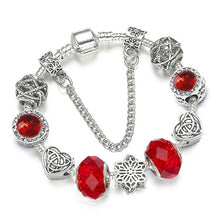 Load image into Gallery viewer, Silver Plated Crystal Bracelet