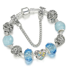 Load image into Gallery viewer, Silver Plated Crystal Bracelet