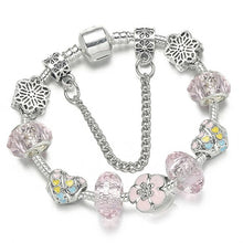 Load image into Gallery viewer, Silver Plated Crystal Bracelet