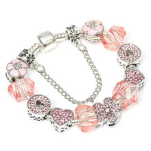 Load image into Gallery viewer, Silver Plated Crystal Bracelet