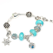 Load image into Gallery viewer, Silver Plated Crystal Bracelet