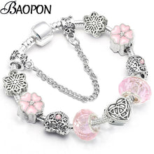 Load image into Gallery viewer, Silver plated European Bracelet