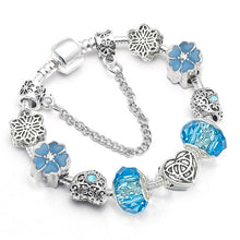 Load image into Gallery viewer, Silver plated European Bracelet