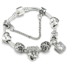 Load image into Gallery viewer, Silver plated European Bracelet