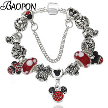 Load image into Gallery viewer, Crystal Mickey Bracelet