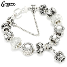 Load image into Gallery viewer, Crown Pendant Charm Bracelets