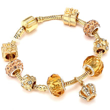 Load image into Gallery viewer, Crown Pendant Charm Bracelets