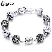 Load image into Gallery viewer, Silver Plated Blue Bracelet