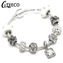 Load image into Gallery viewer, Silver Plated Blue Bracelet