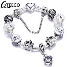 Load image into Gallery viewer, Silver Plated Blue Bracelet